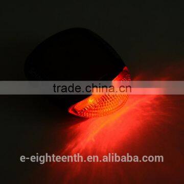 2016 Hot Cycling Bicycle Bike 5 LED Red Rear Tail Back UFO 180 Round Warning Lamp Light photo-2