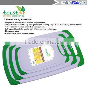 Manufacturer of Promotional Big Medium Small 3 PCS Green Plastic Cutting Board, and PP Cutting Board photo-2