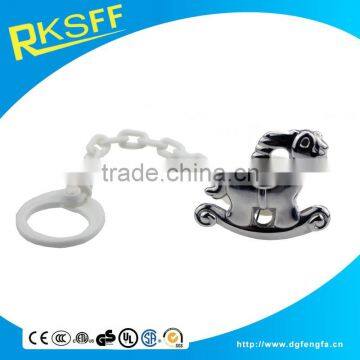 Eco-friendly Material Cute Little Horse Shape Pacifier Clip for Baby Gifts photo-2