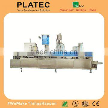 PJDXR series plasitc cup forming filling and sealing machine