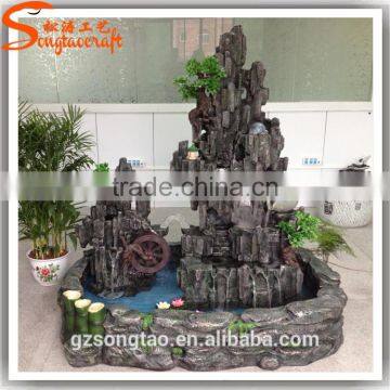 Hot Sale Artificial Fountain Indoor Decoration Customized Fiberglass Artificial Water Fountain photo-4