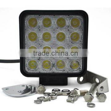 48W 12V 24V Spot Lamp Led Work Light Boat 10-30V Tractor Truck Offroad SUV 4WD photo-2