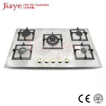 Stainless steel gas hob/86cm kitchen gas stove/Built in 5 burner gas cooker JY-S5059