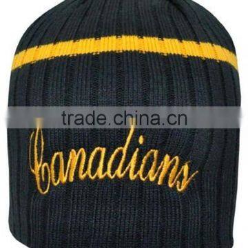 100%cotton or Wool or 100%acrylic Knitted Caps and Jacquard Beanies With Ball photo-3
