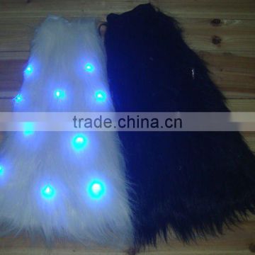 2014 new designs LED fluffy Legwarmers