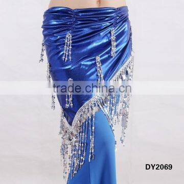 Triangle egyptian belly dance paillettes hip scarf belly dance fringe belts