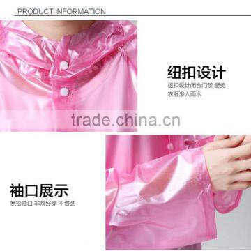 Adult Practical 100% PVC Raincoat Printing Logo photo-2