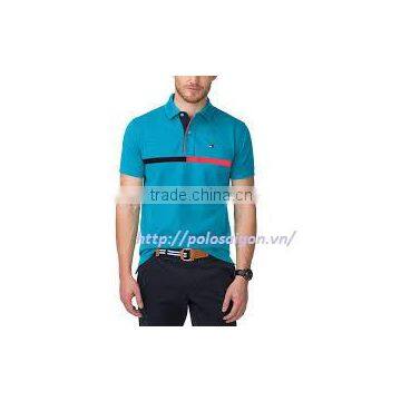 ot Sale Man Custom 100% Cotton Polo Shirt photo-5