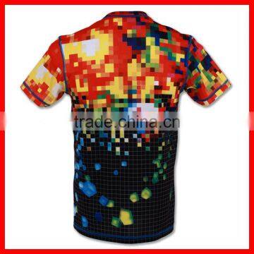 2015 New Style Sportswear Sublimation Camouflage Suits Compression Running Shirts