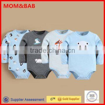 2015 Fall and Spring Newest Fashion Rompers for Baby Boys Embroidery 100% Cotton