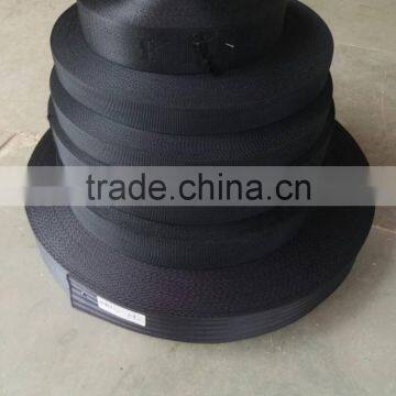 Black Color Polyster Webbing Tape Made by High Tenacity Polyster photo-5