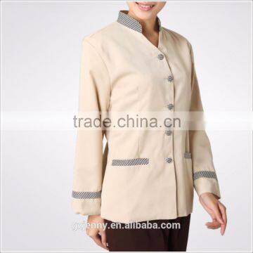 Custom Long Sleeve Cheap Hotel Restaurant Uniform photo-2