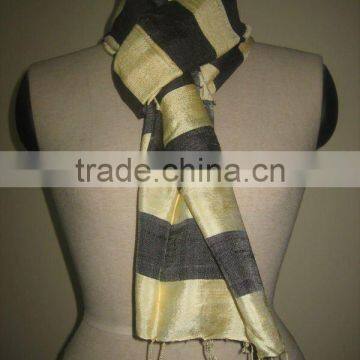 Raw Silk Scarf