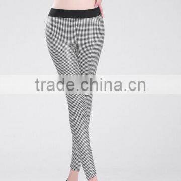 EY0063L Wholesale Leather Stretch Pants Sexy Woman Elastic PU Legging photo-2