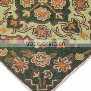 Embroidered Ethnic India Pillow Decor Accent Cushion Cover Kashmir Wool Crafts photo-4