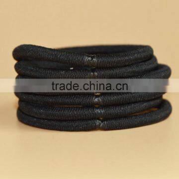 Black Ponytail Ring Elastic Hair Bands photo-2