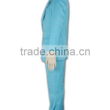 Tailor-made Festival Short Sleeve Low MOQ Brand New Design Cheap Blue Mens Suits photo-3