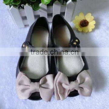 Fabric Bow Melissa Shoes for Kids, Mini Melissa for Girls photo-2