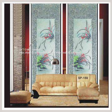 Modern Interior Decorative Glass Partitions Wall Panels Factory photo-3