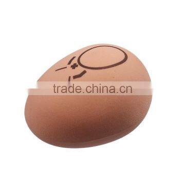 Wholesale Egg Beige Emoji Angry Face Rubber Pet Products Toy photo-2