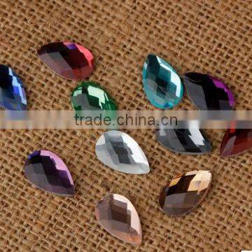 Flat Back Teardrop Glass Rhinestones photo-3