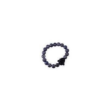 High quality Fashion black Imitation Agate Buddha Bracelet for men