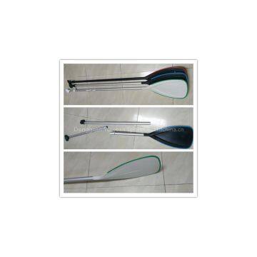 Plastic SUP paddle with protective border