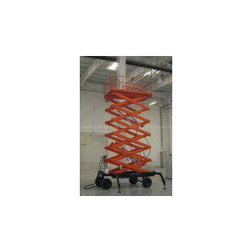 4M to 18M Height Four Wheels Mobile Scissor Lift Platform or Lift Table photo-3