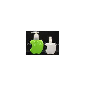 Green , White apple shaped perfume bottle Plastic Pump Bottles for shampoo