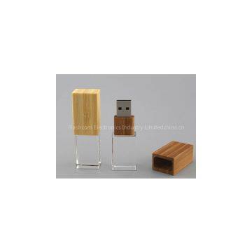 bamboo&crystal shaped USB flash drives,from 128MB-128GB,customized service