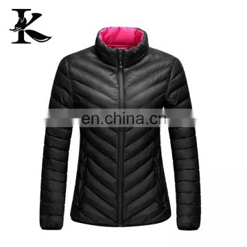 Fashion degisn down jacket slim warm coats for female