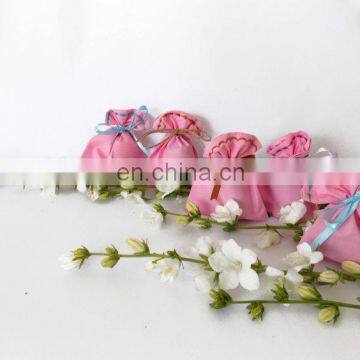 Decorative stitch candy gift bag, pink favor bags