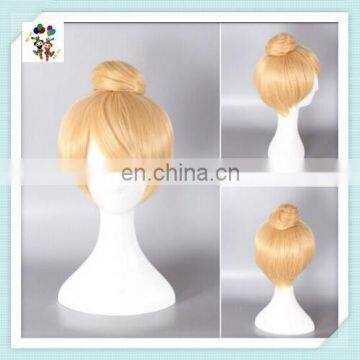 New Anime Tinker Bell Blonde Golden Hair Cosplay Wigs HPC-0008