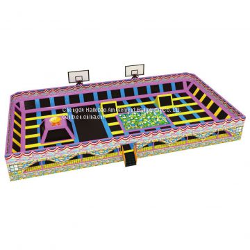 HLB-7051B Sport Equipment Big Commercial Indoor Trampoline