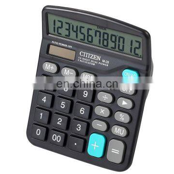 Solar Calculator Business Work Calculate Commercial Tool Battery or Solar 2in1 Powered 12 Digit Electronic Calculator and Button photo-5