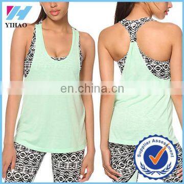 Trade assurance Yihao womens summer stringer Tribal Built In Bra Tank Tops