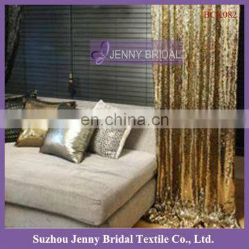 BCK082 gold sequin curtains