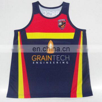 Gym singlets Any Logo Team running singlets , sublimated running singlets Oem service