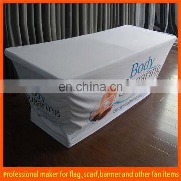 polyester advertising spandex table covers