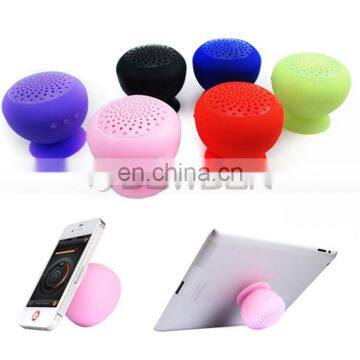 140mm 3W Bass Support Card Cute Silicone Sucker Wireless Mini Speaker