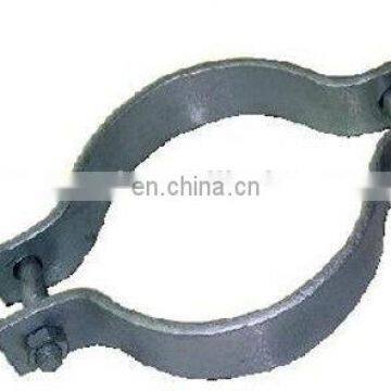 Metal hot dip galvanized pole clamp