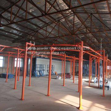 Hot Sale Electrostatic Aluminum Profile Powder Coating Line System photo-3