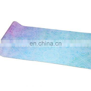 ECO High Quality Natural Rubber Fabric Print Yoga Mat Non Slip Mat photo-3