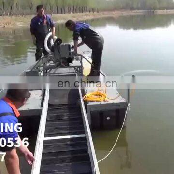 China river gold mining boat