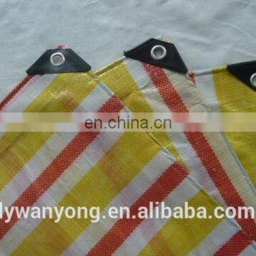 Polyethylene tarpaulin,made from HDPE woven cloth&laminated and printable pe tarpaulin sheet