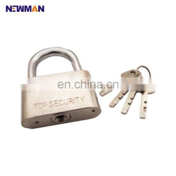 Brass Rectangular Lock Mini Padlock With Keys