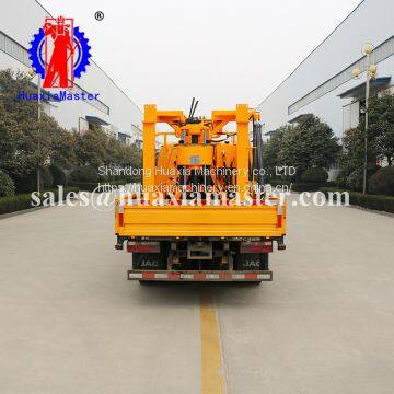 Strong impact force vehicle-mounted hydraulic water well drilling rig convenient to operate