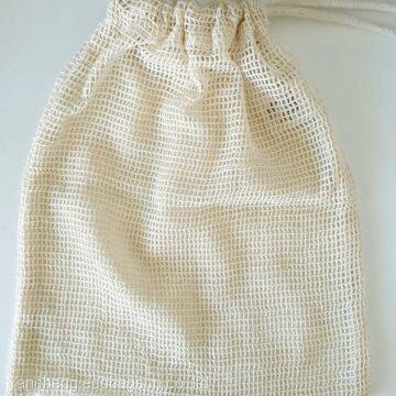 Organic Cotton MESH Produce Bag photo-3