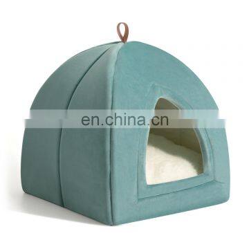 Multi-purpose Foldable Nonskid Cotton Slumber 2 in 1 Cat Bed For Pet