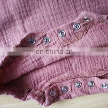 Lovely Whosale Newborn Baby Clothes Summer Linen Baby Clothes Romper photo-6